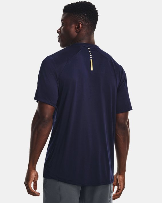 Men's UA Sideline Collegiate Short Sleeve Training T-Shirt, Blue, pdpMainDesktop image number 1